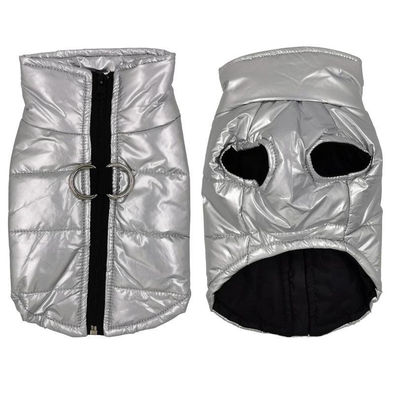 Glossy Cotton Pet Vest Jacket - Stylish And Comfortable Dog Apparel-1